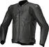 Black: Alpinestars Dusk Leather Jacket