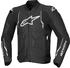 Alpinestars Dusk Leather Jacket black/white