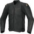 Laser black: Alpinestars Dusk Leather Jacket