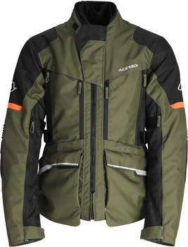 Acerbis X-Rover wasserdichte Jacke gr&uuml;n/orange