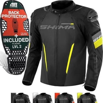 Shima Solid 2.0 wasserdichte Jacke schwarz/gelb