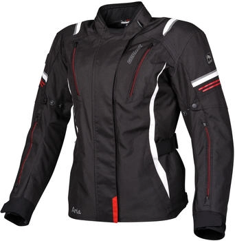 Germot Aria wasserdichte Damen Jacke schwarz/weiß/rot