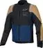 deep blue/dark khaki/black