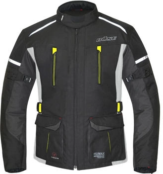 Büse Rider Damen Jacke schwarz/grau/gelb
