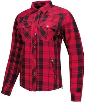 Rusty Stitches Liss V2 Damen Hemd schwarz/rot