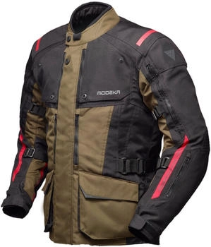 Modeka Varus Jacke schwarz/braun