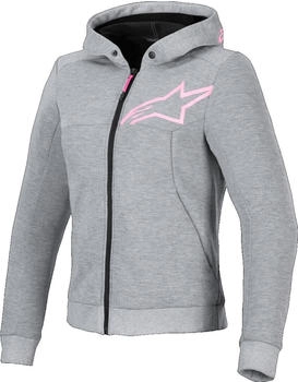 Alpinestars Stella Chrome V2 Sport Damen Zip Hoodie grau