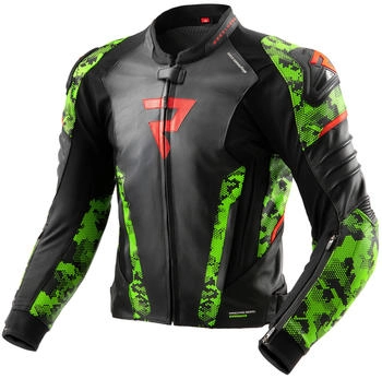 Rebelhorn Veloce Jacke schwarz/camogrün/fluorot