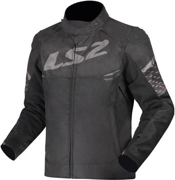 LS2 Apex wasserdichte Jacke schwarz/grau