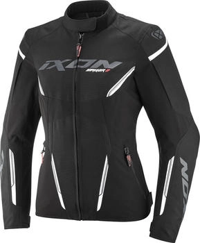 IXON Striker 2 wasserdichte Damen Jacke schwarz/weiss