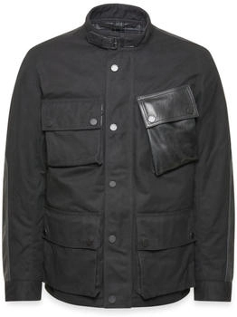 Belstaff Trackmaster wasserdichte Waxjacke schwarz