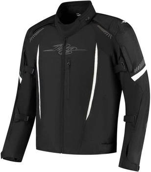 Rusty Stitches Pete wasserdichte Jacke schwarz/weiss