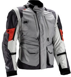 Leatt ADV Multitour 5.5 wasserdichte Jacke grau/rot