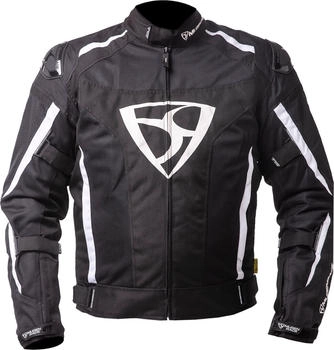 Mugen Race Diavolo-1 wasserdichte Jacke schwarz/weiss