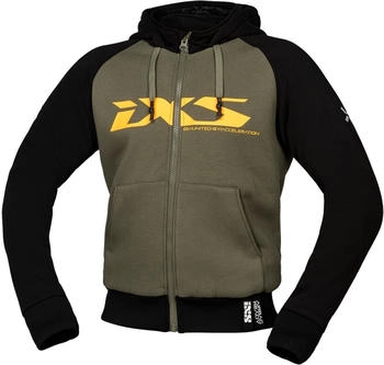 IXS Rapid 1.0 Zip Hoodie grün/orange