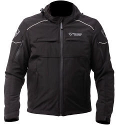 Mugen Race Srippy wasserdichte Softshell Jacke schwarz/grau