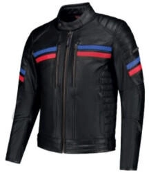 Rusty Stitches Steve Jacke schwarz/rot/blau