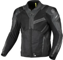 Macna Galvic perforierte Jacke schwarz