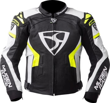 Mugen Race Marcus Jacke schwarz/weiss/gelb