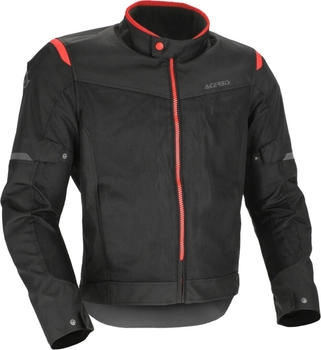 Acerbis Ramsey Vented 2.0 Mesh Jacke schwarz/rot