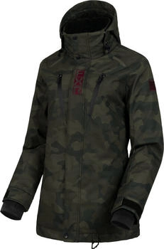 FXR Aerial 2025 Damen Snowmobil Jacke (250210) grün