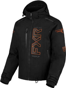 FXR Helium X 2-in-1 2025 Snowmobil Jacke (250016) schwarz-orange