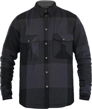 John Doe Motoshirt XTM Big Block Motorradhemd Grau/Schwarz (JDL5015-M)