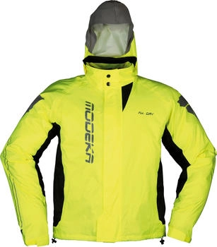 Modeka AX-Dry II Regenjacke Schwarz/Neongelb (080291-431-6XL)