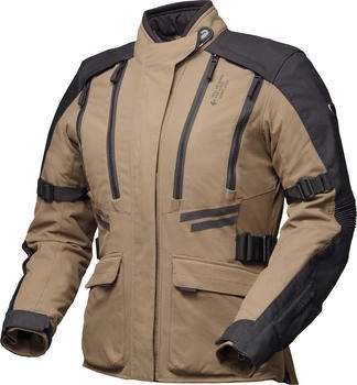 Modeka Lucano wasserdichte Motorrad Textiljacke Braun/Schwarz (084770-123-M)