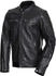 John Doe Storm Motorrad Lederjacke perforiert schwarz (JLE6003-L)