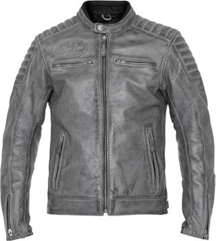 John Doe Storm Lederjacke perforiert dunkelgrau (JLE6010-3XL)