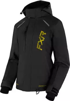 FXR Pulse Damen Snowmobil Jacke schwarz/gold