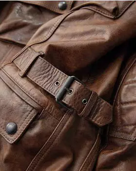 Belstaff Turner Lederjacke braun