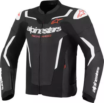 Alpinestars GP Force V2 Air Lederjacke schwarz/weiss