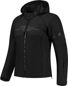 Rusty Stitches Naomi Wasserdichte Damen Jacke schwarz