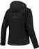 Rusty Stitches Naomi Wasserdichte Damen Jacke schwarz