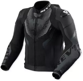 REV'IT! Hyperspeed 3 Pro Leather Jacket black/dark grey