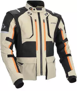 Acerbis Rally Pro Motorrad Textiljacke beige/schwarz/orange