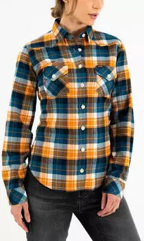 Rokker Carson Shirt (C43017-86-M) blau/gelb