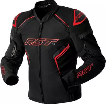 RST S1 D3O Jacke schwarz/rot