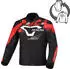 Macna Admyre Wasserdichte Textiljacke (165-3298-S-123) schwarz/weiß/rot