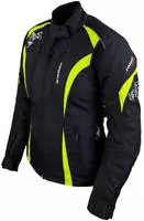 Motorradjacke ROLEFF "Latina Lady" Gr. XS, schwarz (schwarz, gelb), Jacken,...