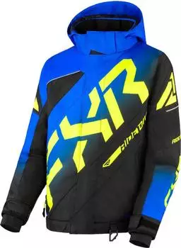 FXR CX Jugend Snowmobil Jacke schwarz/grau/rot