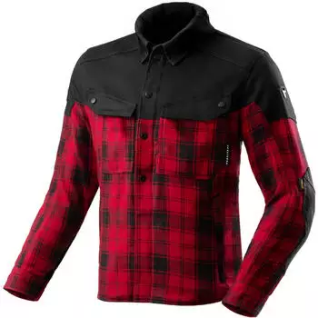 Rebelhorn Shifter Motorrad Hemd schwarz/rot