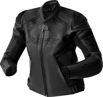 RST S1 D3O Lederjacke schwarz/schwarz