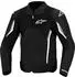 Alpinestars AST V3 Air Perforierte Motorrad Textiljacke (3300426-102) schwarz/weiß/dunkelgrau