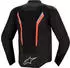 Alpinestars AST V3 Air Perforierte Motorrad Textiljacke (3300426-1051) schwarz/dunkelgrau/rot fluo
