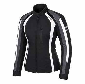 Roleff Latina Lady Motorradjacke mit Sicherheitsstreifen (980) grau