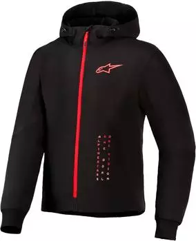 Alpinestars Radium Tech Zip Hoodie schwarz/rot