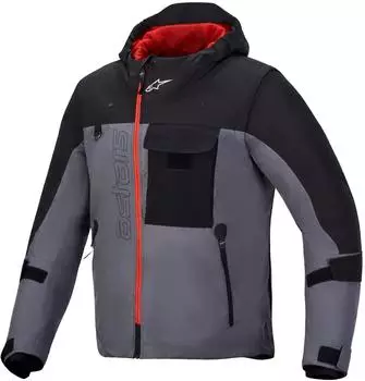Alpinestars Morfex Parka Wasserdichte Motorrad Textiljacke (3200427-9336) schwarz/grau